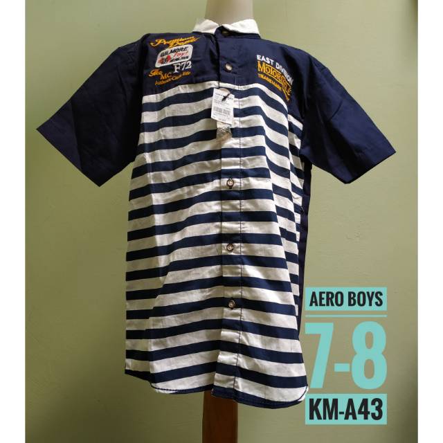 Kemeja anak Aero Boys 7 - 8