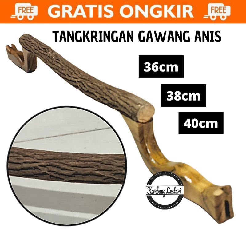 TANGKRINGAN GAWANG ANIS MERAH KAYU ASEM JAWA ORIGINAL