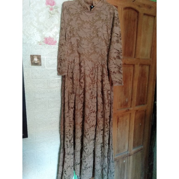 preloved dress brokat