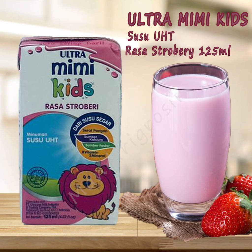 

Susu UHT * Stroberi * Ultra Mimi Kids * 125ml