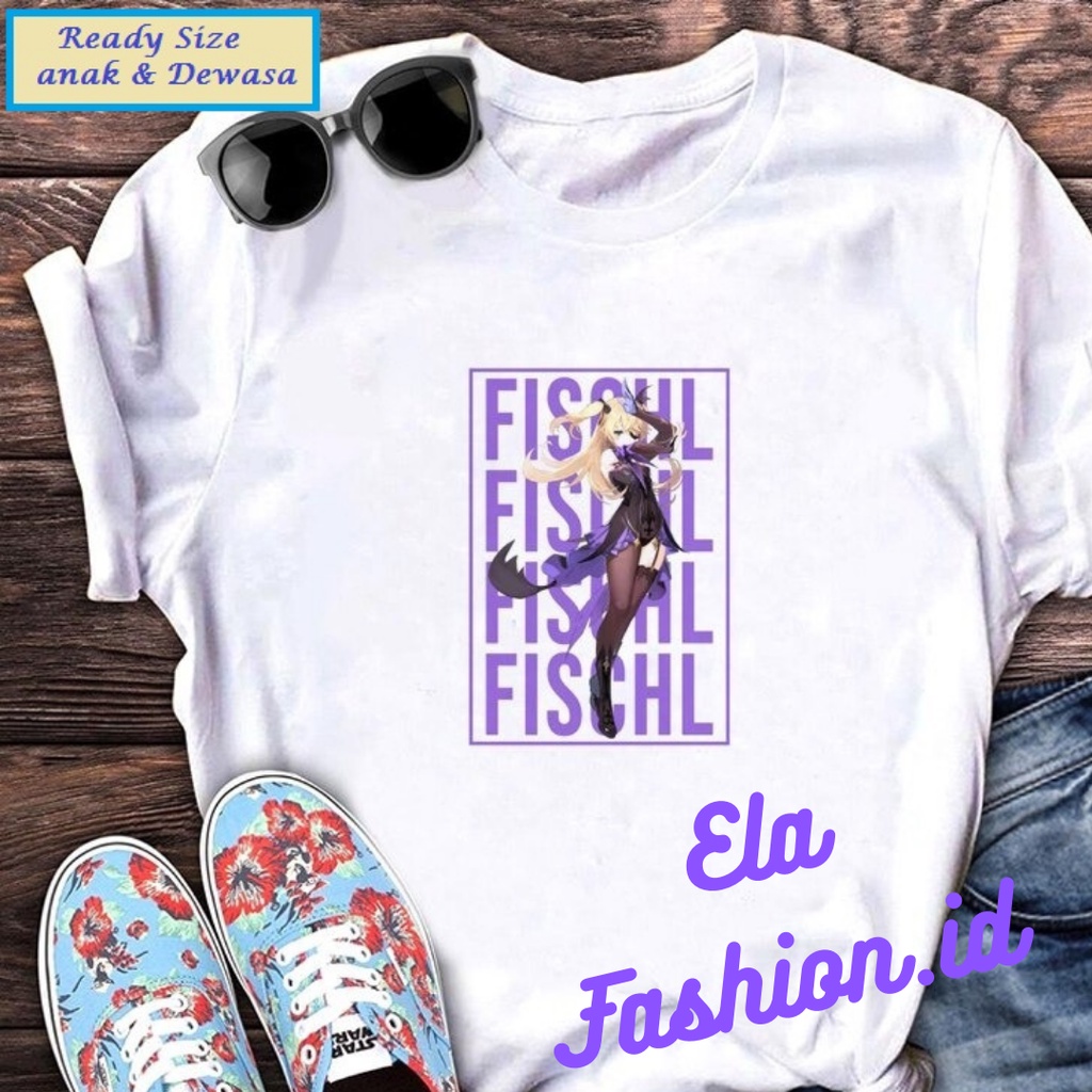 Baju Kaos Game Xiao Zhan Ganyu Keqing Ayaka Diluc Genshin Impact y2k T shirt Anak Dewasa Pria