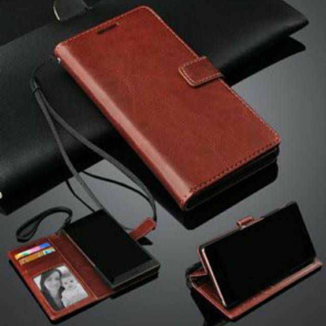 Casing OPPO F11 PRO / F11 / F7 / F9 / F5 Leather Flip Cover - Wallet Case Casing Kulit Dompet