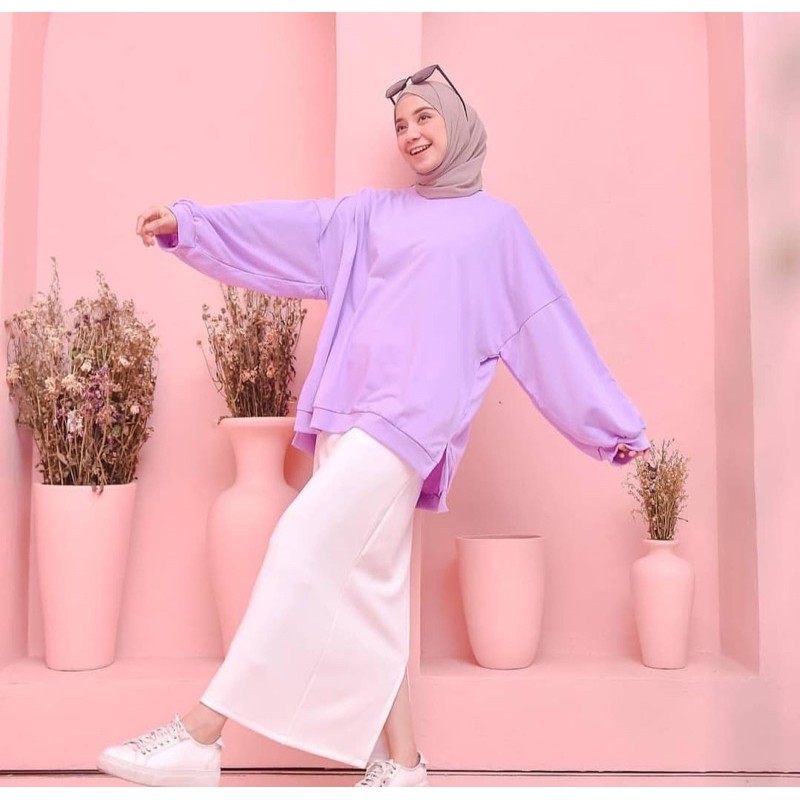 YUMNA SWEATER  OVERSIZE SWEATER  MURAH WANITA  KEKINIAN  