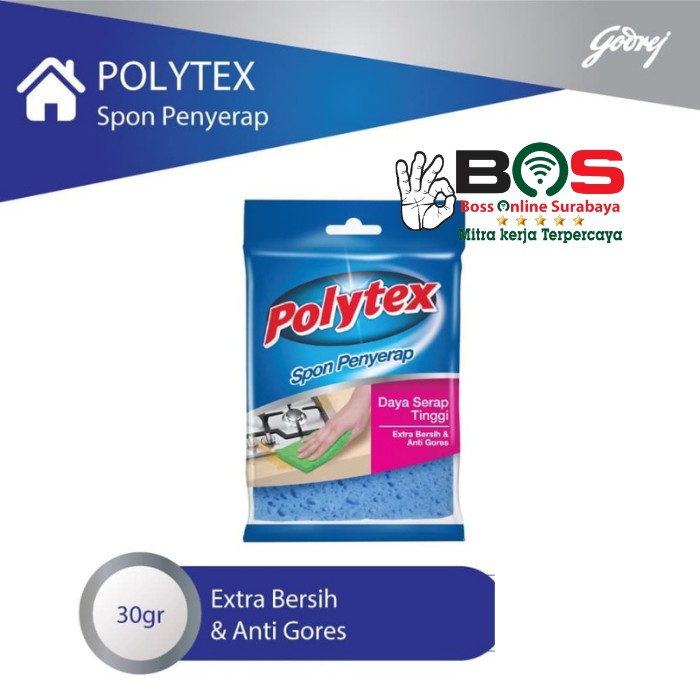 Polytex Spon Penyerap Pembersih Kompor Dapur Polytex Spon Anti Gores