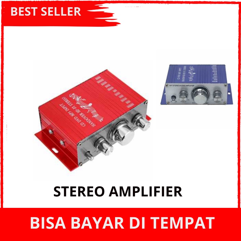 Mixer Audio Power Stereo Amplifier Mini Speaker 2 channel 20W port RCA - Ampli stereo/Ampli speaker 