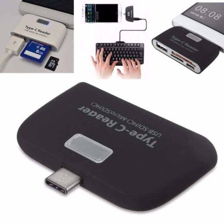 Smart Reader OTG TYPE C SD TF Card Reader USB 2.0 Adapter Connector