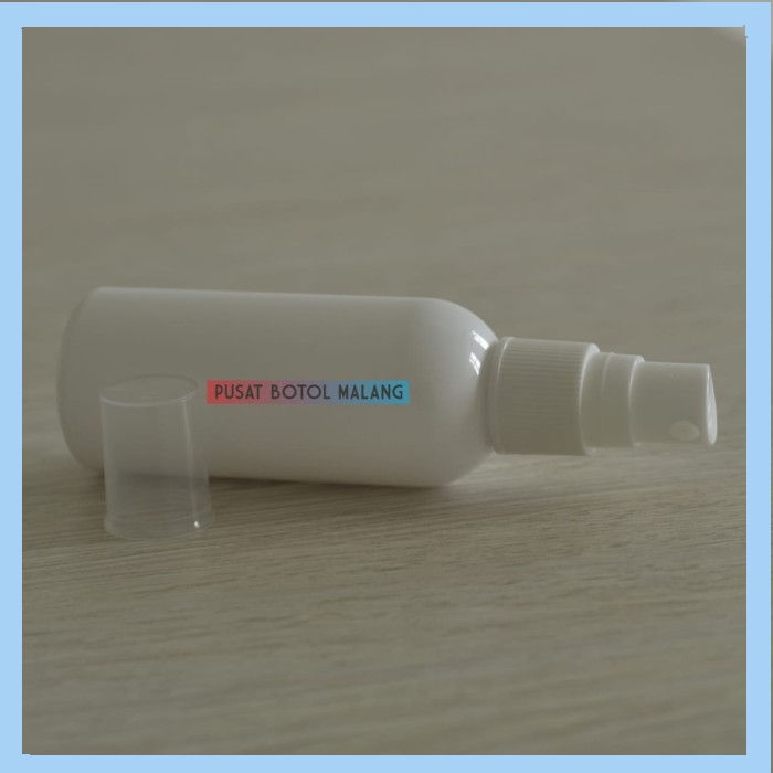Botol Plastik Pet 60Ml Spray ( Putih Putih )