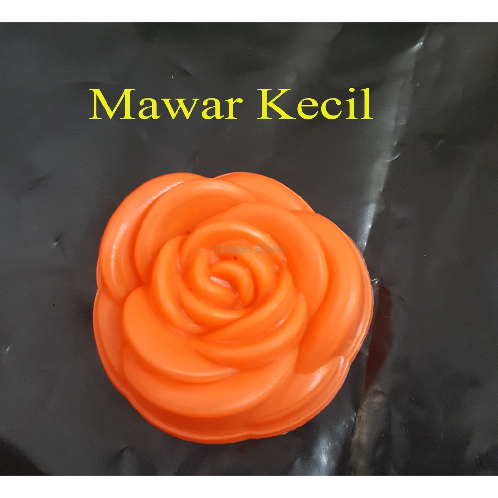 ORI CETAKAN PLASTIK LUSINAN BENTUK MAWAR KECIL