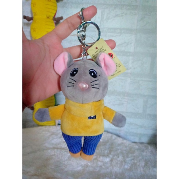 gantungan kunci/tas Boneka tikus impor