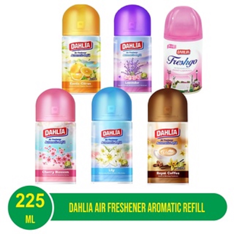 F 607 -  DAHLIA Freshgo Matic Aerosol Refill 225ml - Teh Keraton - Cendana Padmasana