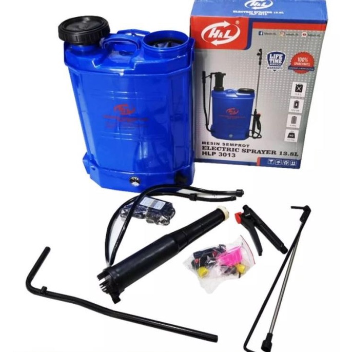 """] Semprot Hama Alat Semprot Obat Hama Elektrik H&L 13.8L 2in1 - Sprayer
