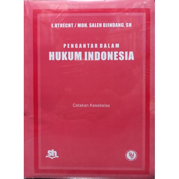 Buku Pengantar Dalam Hukum Indonesia Utrecht