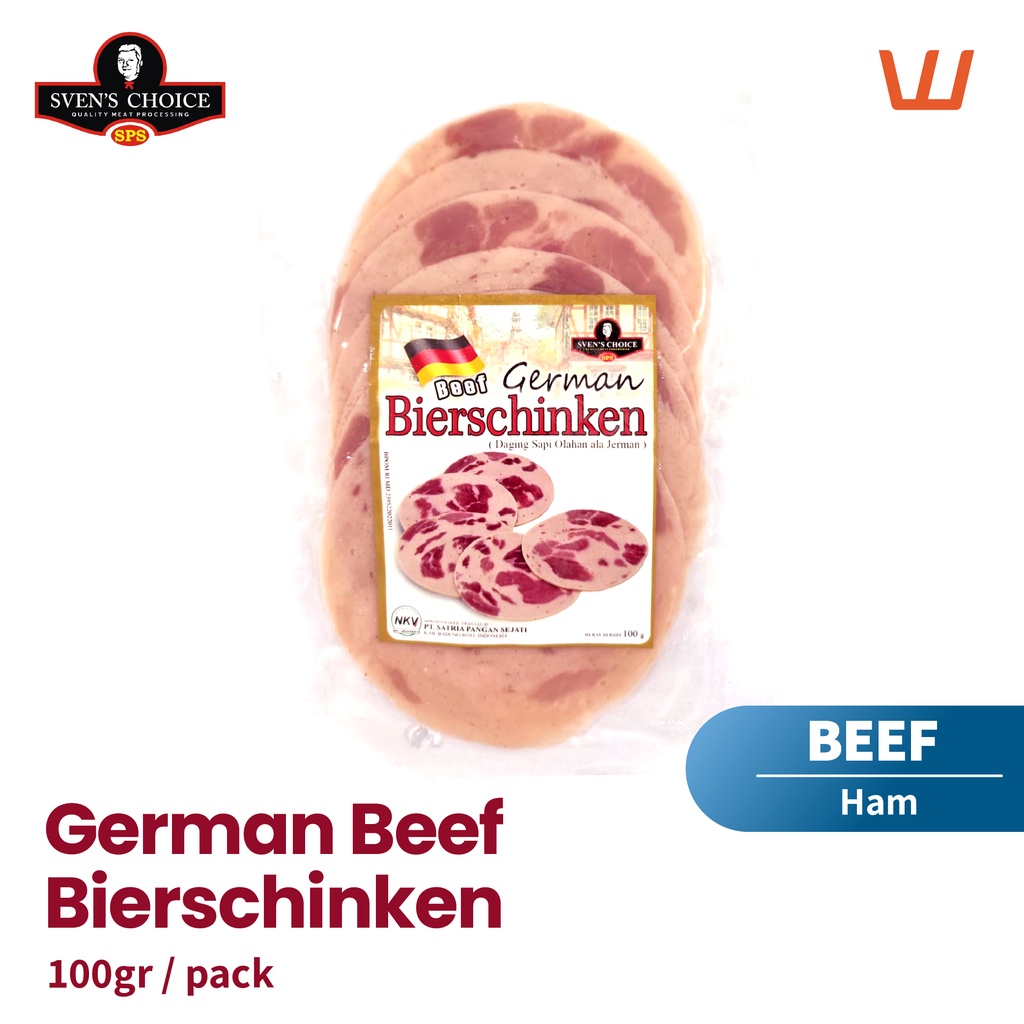 

Beef Bierschinken Ham Sliced 100 Gr Sven's Choice