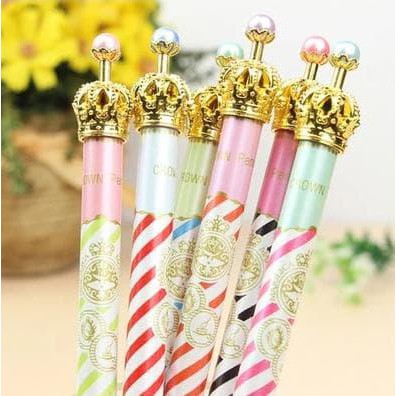 

PENSIL MEKANIK MOTIF ULIR DENGAN HIASAN MAHKOTA BERMUTIARA GRATIS ONGKIR