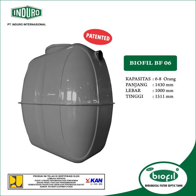 Septic Tank Biofil atau Tangki Septic Biofil BF 06 AT