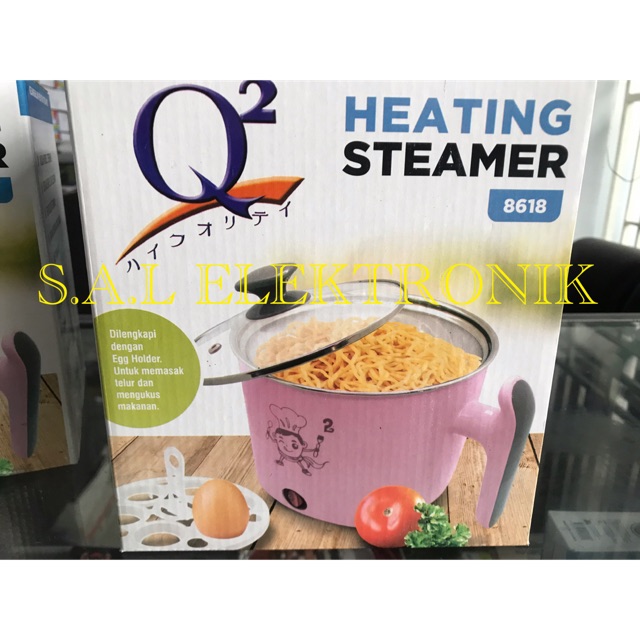 Panci Listrik Q2 Pengukus,Steamer 8618