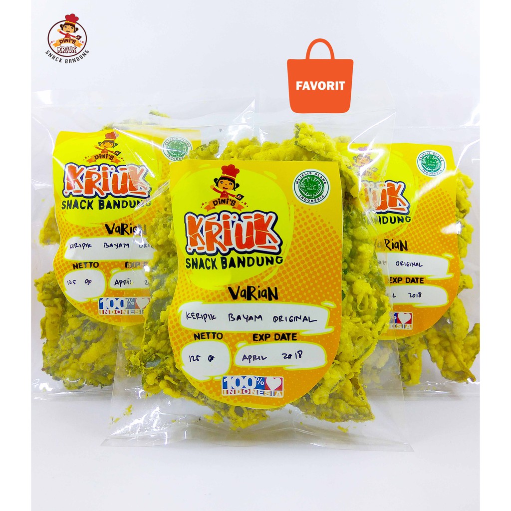 35 Trend Terbaru Contoh Stiker Snack  Keripik Aneka 