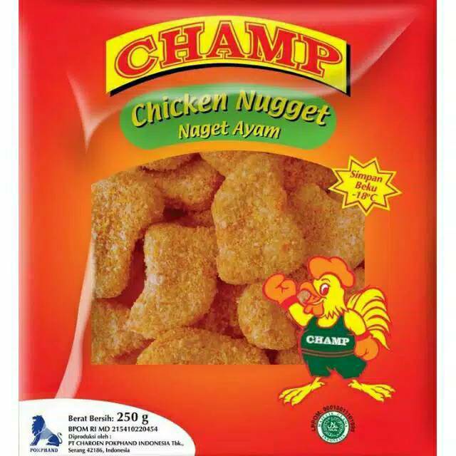 

Champ Nugget 250gr barcode 8993207569567