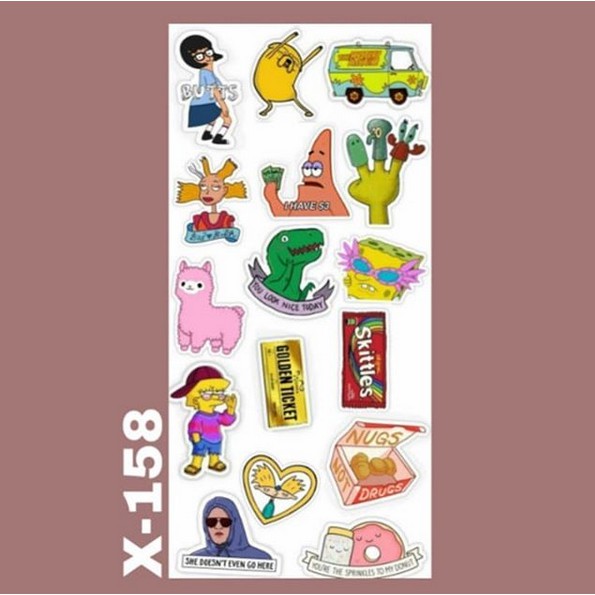 

STIKER TUMBLR X-158