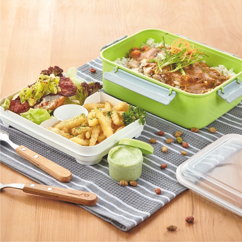 Kotak Makan Lunch Box Plastik HOMIO 8532 BPA Free