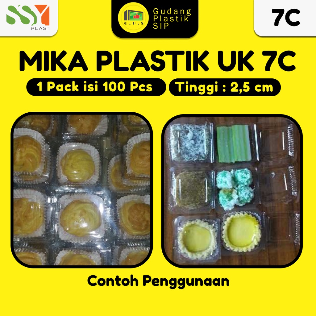 Mika Kue UK 7C Bening isi 100 / Food Grade