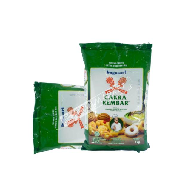 

BOGASARI TEPUNG CAKRA KEMBAR BERAT 1KG