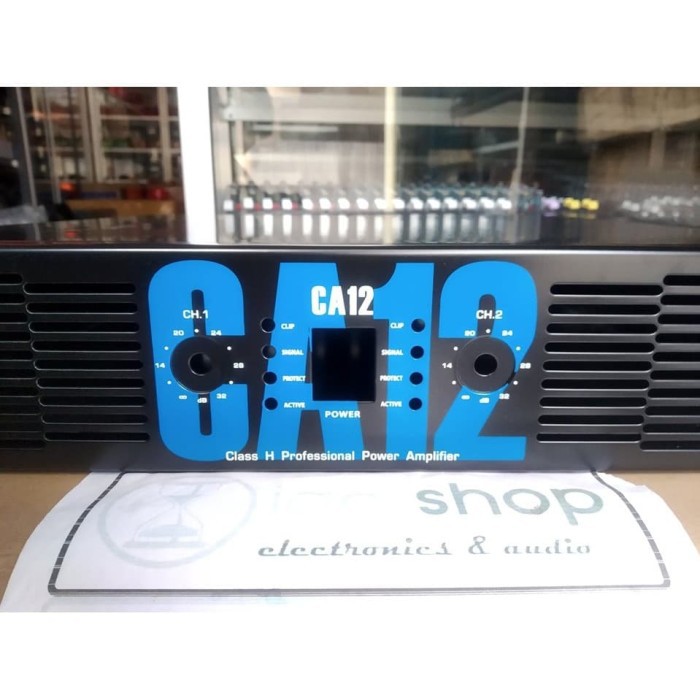 Box Power CA Amplifier CA12 Panel 2U Bahan Super Tebal Box Power Ampli Profesional Sound System CA12
