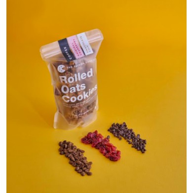 

Rolled Oats Cookies The Talking Cookies Mixed Flavor Oats Cookies dengan Almond Large Pouch