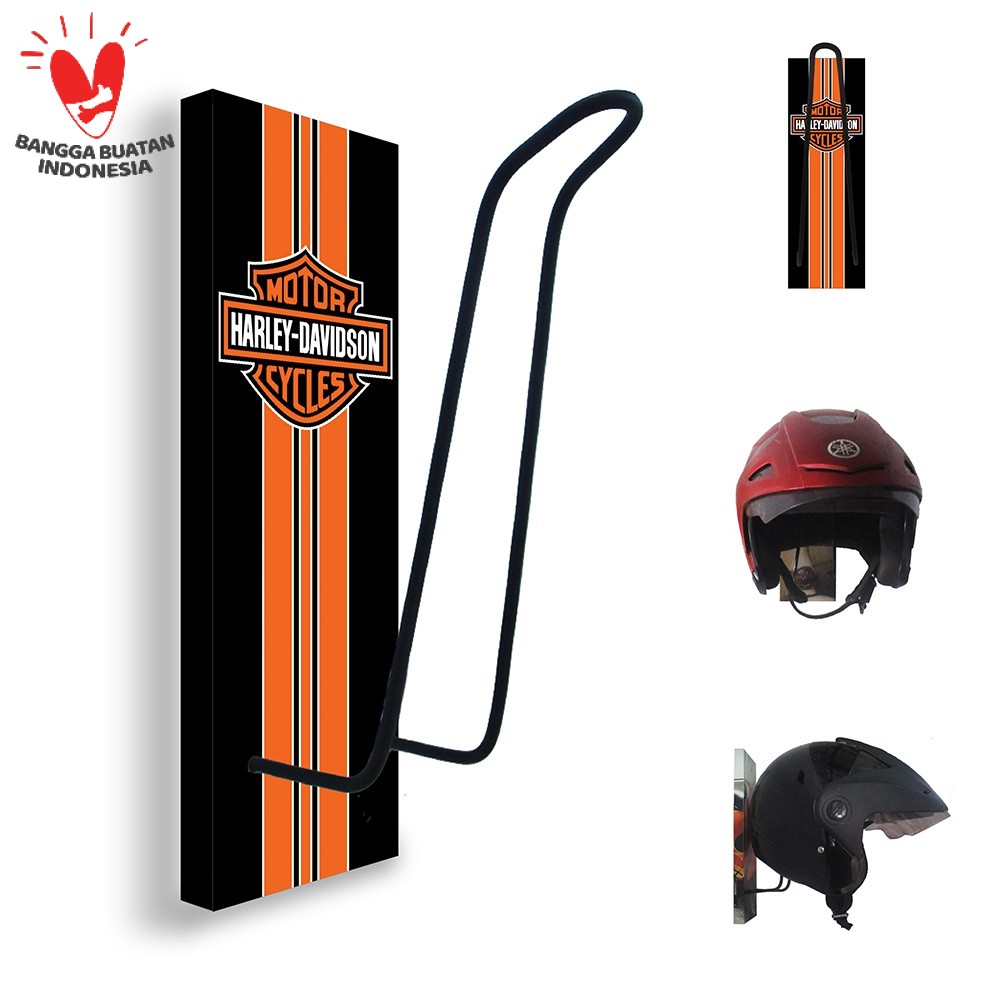Jual HIASAN DINDING RAK GANTUNGAN HELM TEMPAT HELM RAK HELM MOTOR