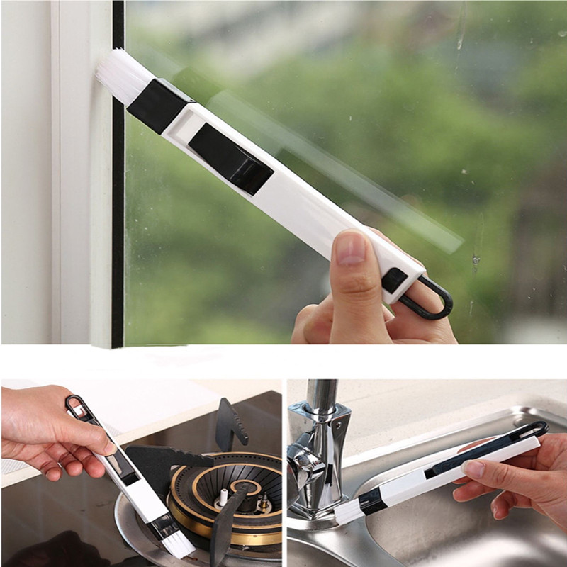 Multifunctional computer window cleaning brush window groove keyboard cleaner corner crack dust shovel window track cleaner