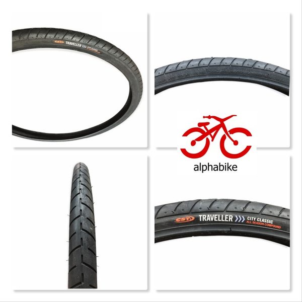 BAN LUAR CST 26 X 1.50 SLICK TRAVELLER CITY SEPEDA 26X1.5 26X1.50