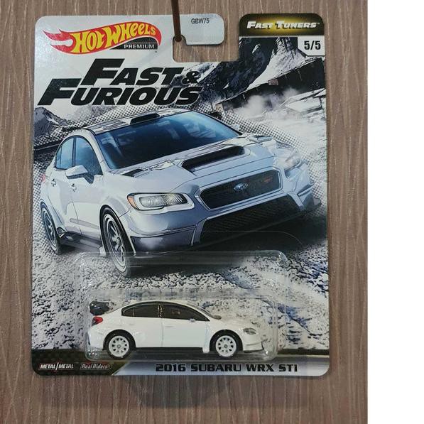 FM-567>> Hot Wheels 2016 Subaru WRX STI Fast Tuners Series - Ban Karet kwalitas oke