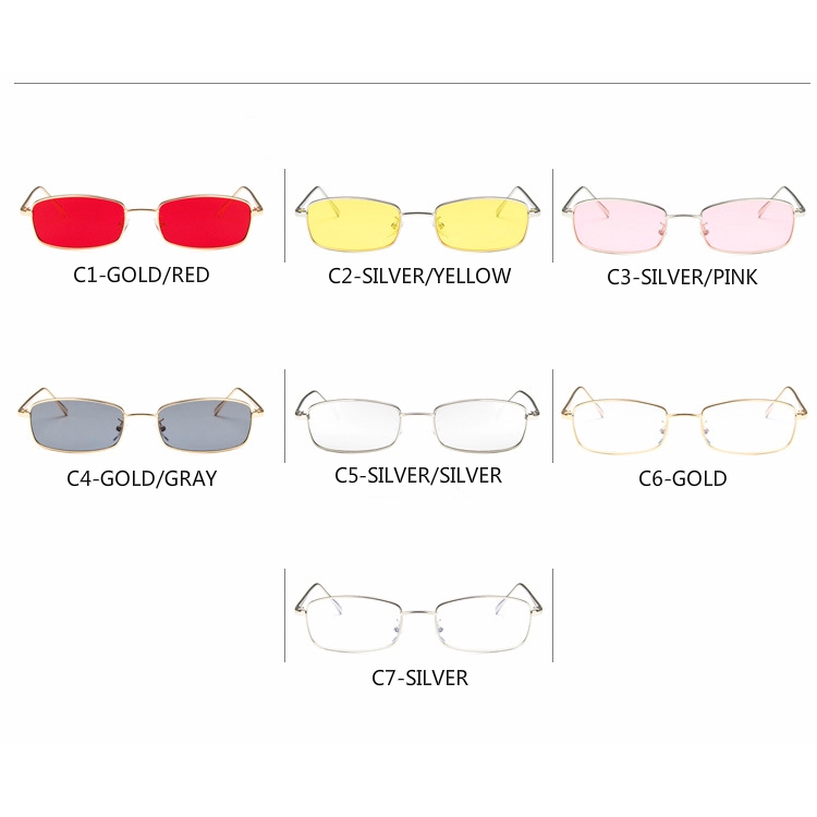 Fashion small box European and American trend personality retro men's and women's sunglasses