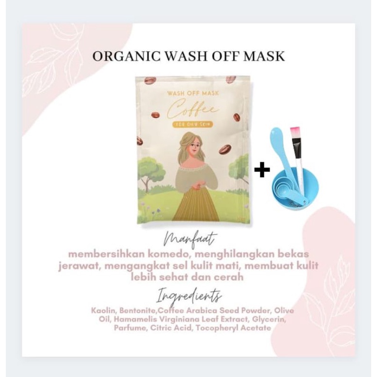 MASKER PEMUTIH WAJAH+1set ALAT MASKER LENGKAP