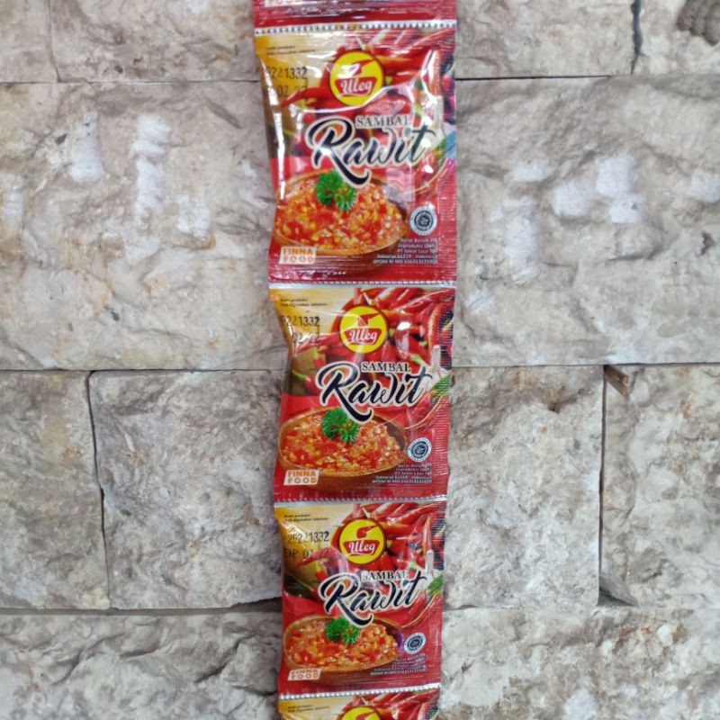 

Sambal (Rawit,Bawang,Pedas,Terasi,Ijo )Uleg Finna (18gramx10 pc)