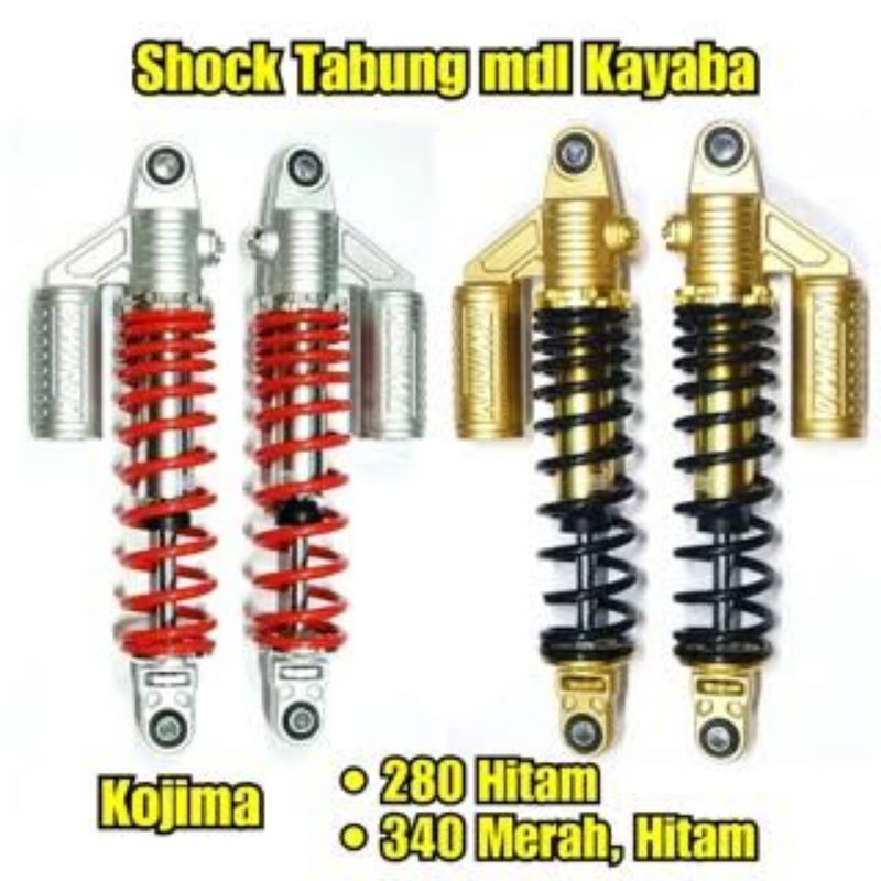 shock breaker skok belakang tabung atas ukuran 340mm model kyb kojima