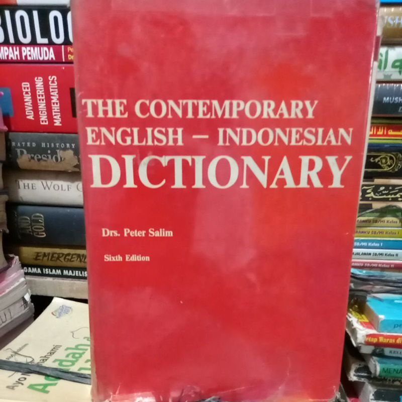 THE CONTEMPORARY ENGLISH--INDONESIA DICTIONARY Drs.peter salim