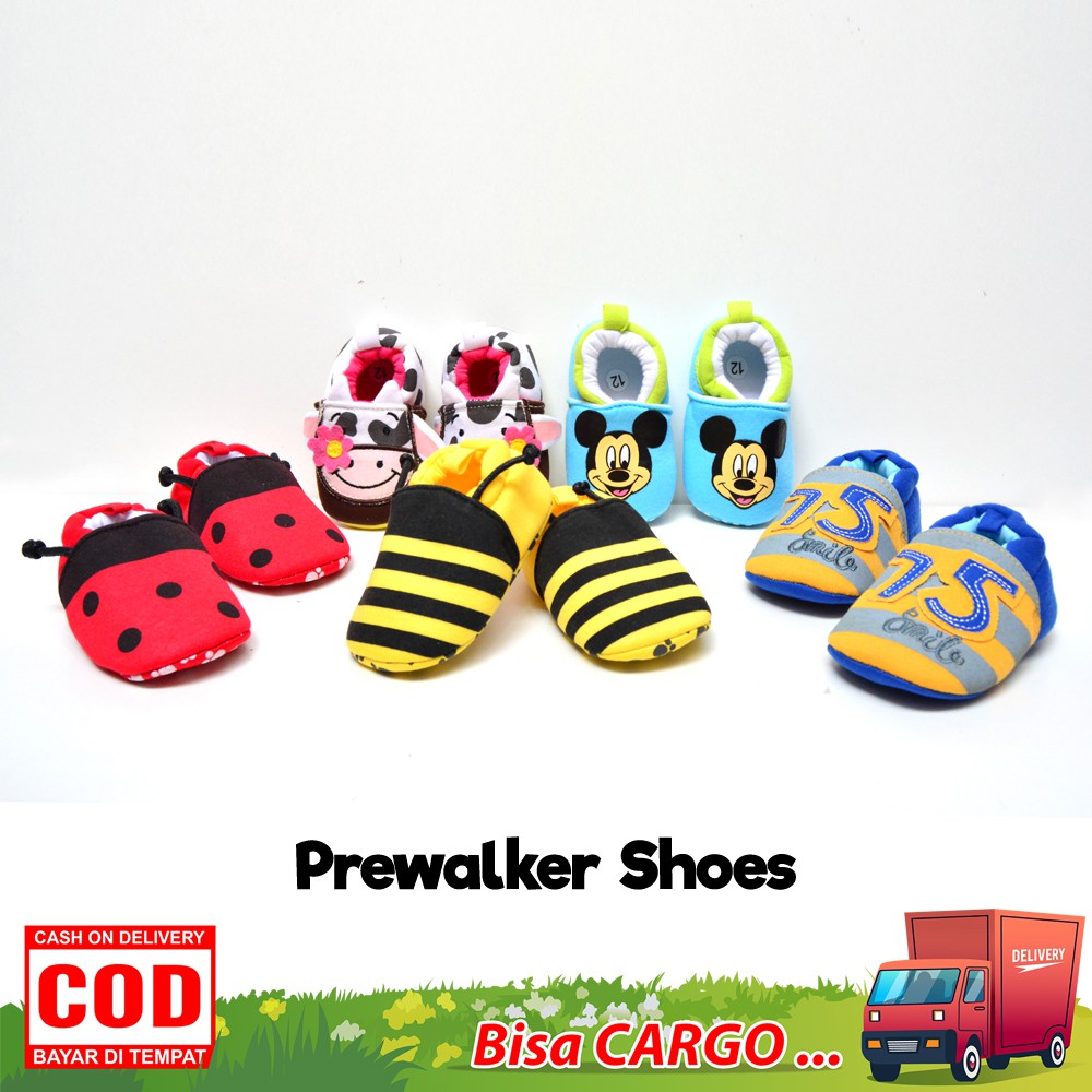 Prewalker Shoes Baby Shoes Sepatu Bayi Perempuan Sepatu Bayi Laki Laki ukuran 12