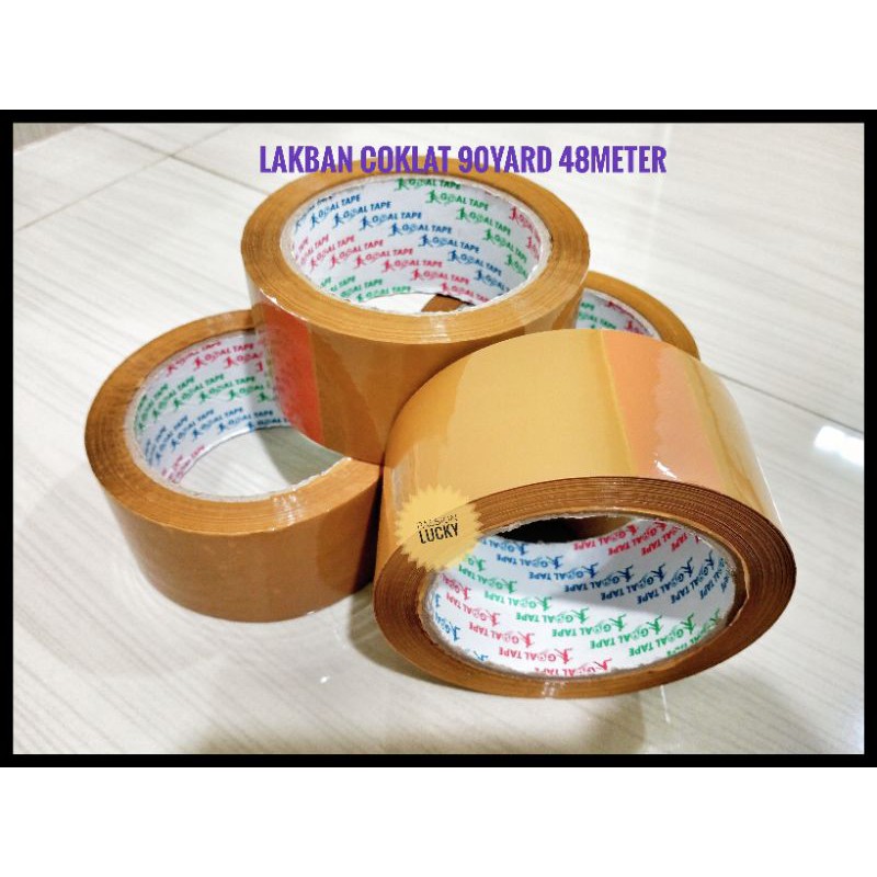 LAKBAN COKLAT 90YARD 45MM