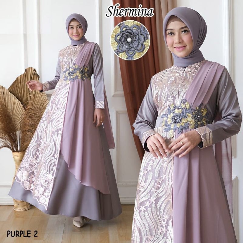 GAMIS PESTA MEWAH SHERMINA/KEBAYA GAMIS WISUDA