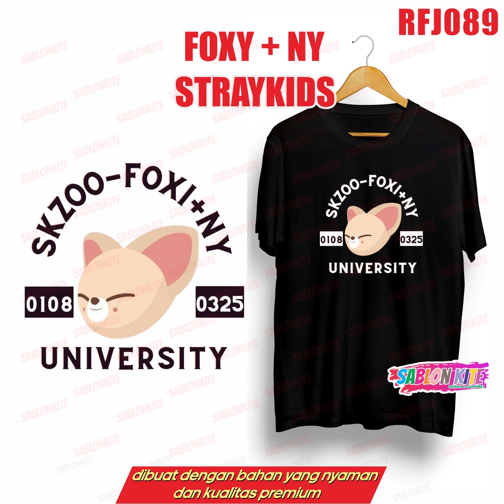 MURAH!!! KAOS SKZOO STRAYKIDS RFJ089 LEEBIT DLL UNISEX