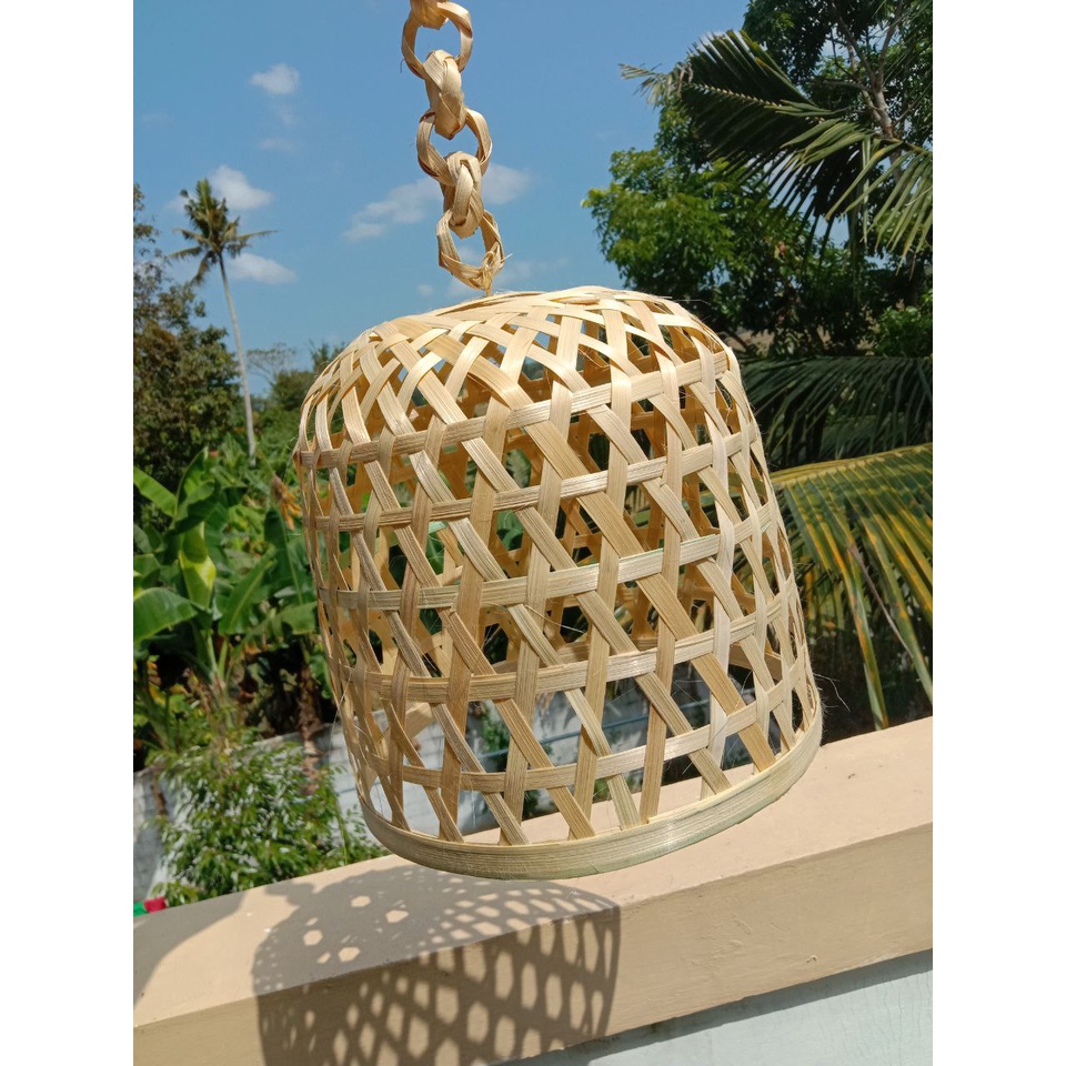KAP LAMPU GANTUNG CAFEE/LAMPION GANTUNG BAMBU
