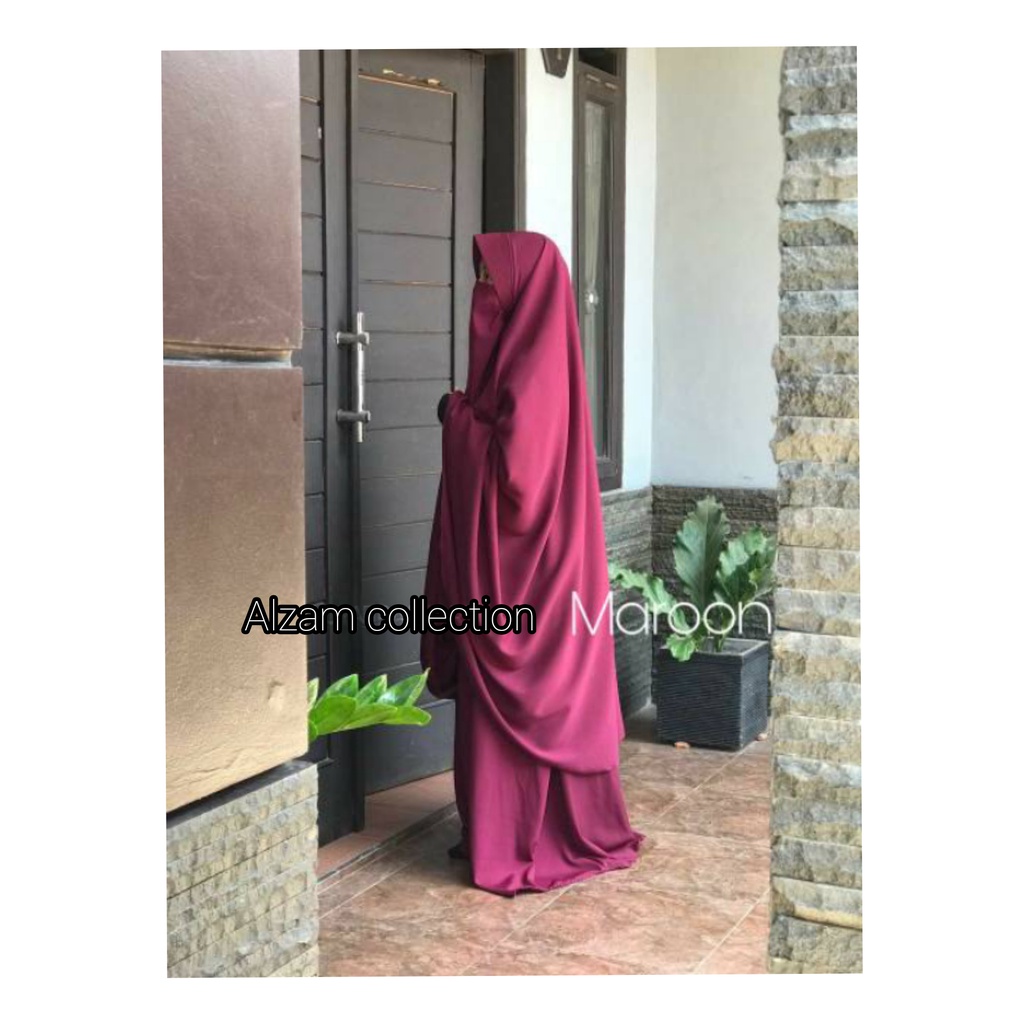 Hijab Mukena Jumbo Khimar DEWASA XXXXL Jilbab Haji Umroh Syar`i Terbaru
