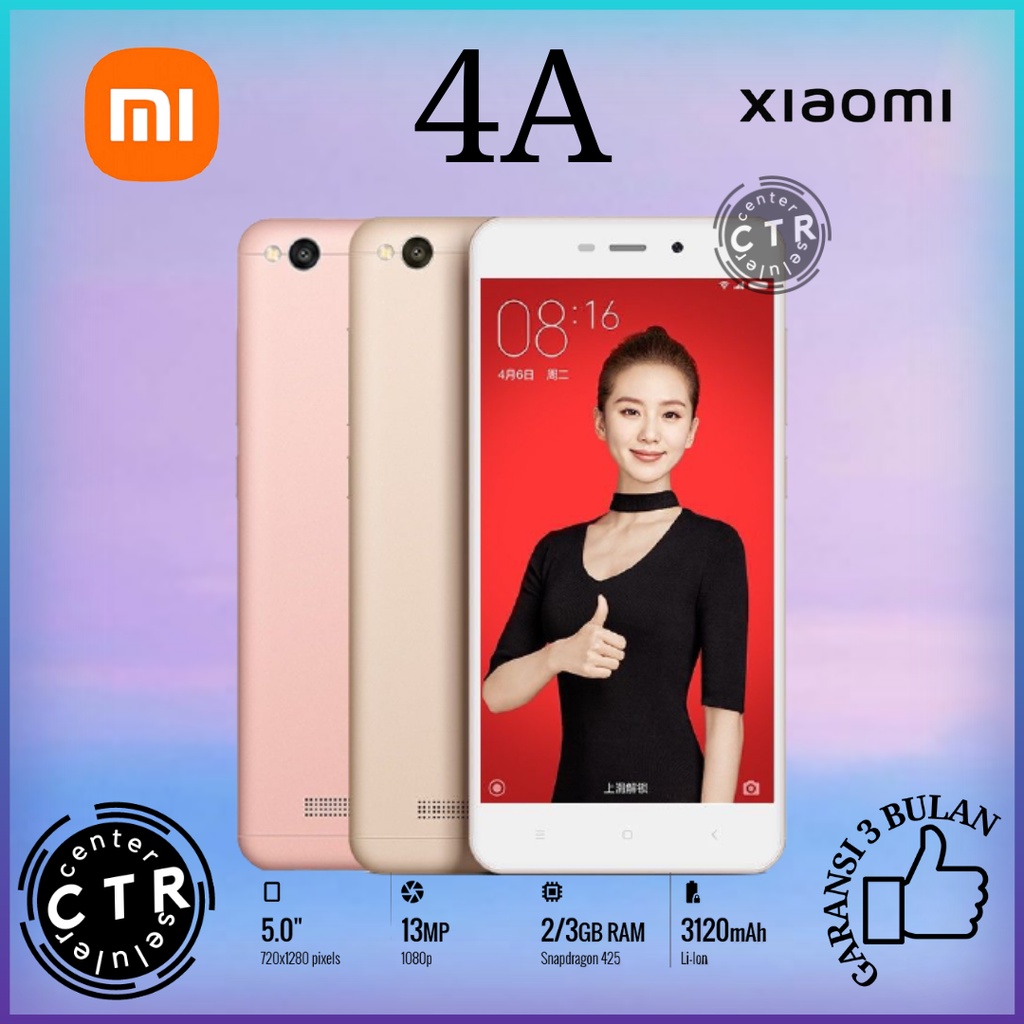 Hp Xiaomi Redmi  4A ram 2 gb internal 16gb hp murah
