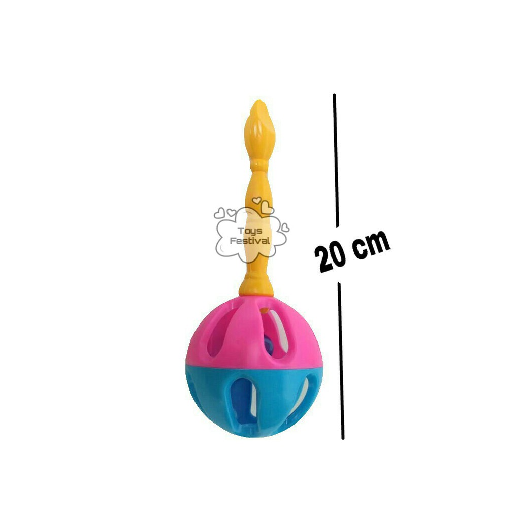 2 buah rattle kerincingan kincringan seri pagoda