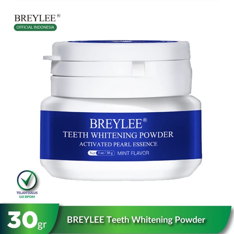 BREYLEE Teeth Whitening Powder &amp; Pen - Mencerahkan Gigi
