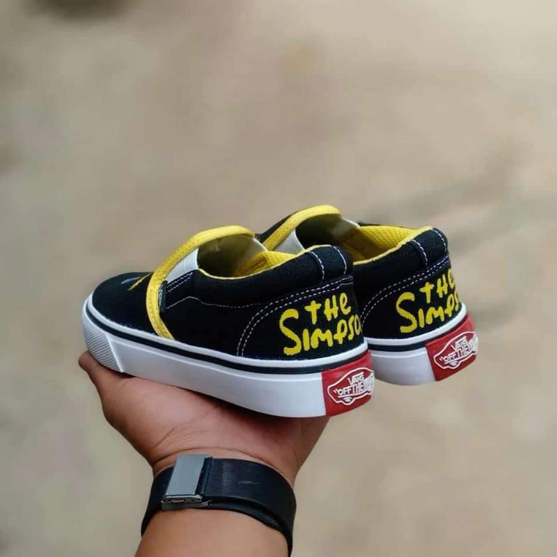 SLIP ON ANAK THE SIMPSONS PREMIUM HIGH QUALITY SEPATU SLIP ON ANAK ANAK