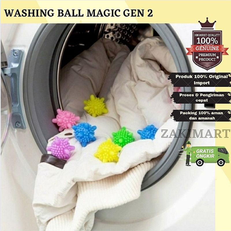 Bola Pencuci Baju Washing Ball Magic Bola Mesin Cuci Laundry