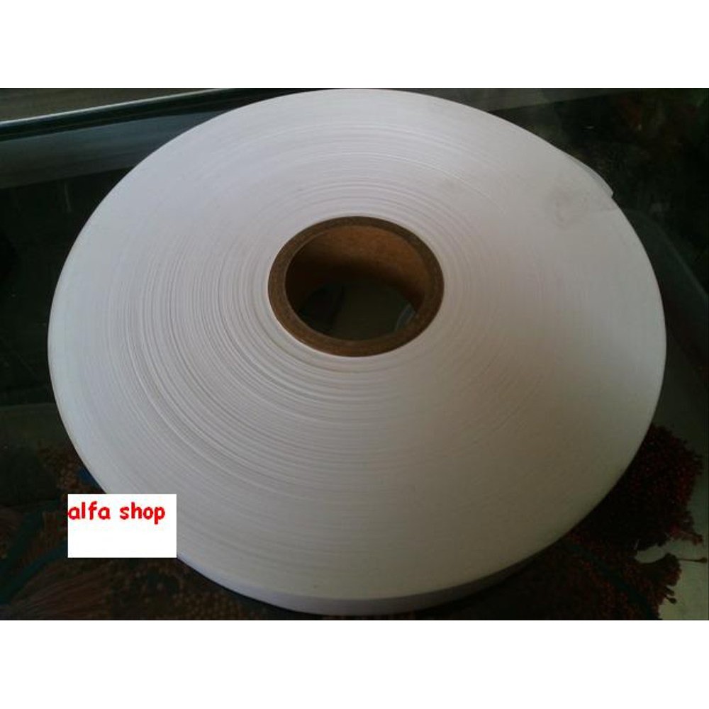 

Pita Laundry roll kain kertas 1" inch (25 mm) penanda (marker) 200 m dipakai menggunakan tag gun