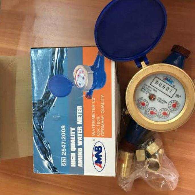 Meteran Air Besi Amnb Sni / Meteran Pdam / Water Meter Besi Amnb Sni